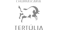 Churrascaria Tertúlia logo preto e branco