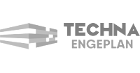 Techna Engeplan logo preto e branco