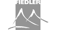 Fiedler logo preto e branco