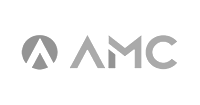 AMC logo preto e branco