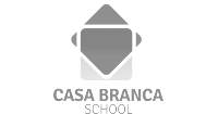 Casa Branca School logo preto e branco